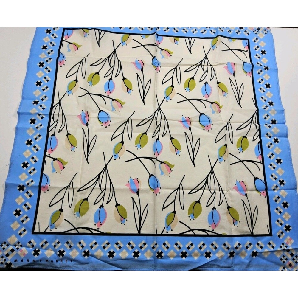 Marni Market Hankyu Japan Handkerchief Neckerchief Bandana Scarf